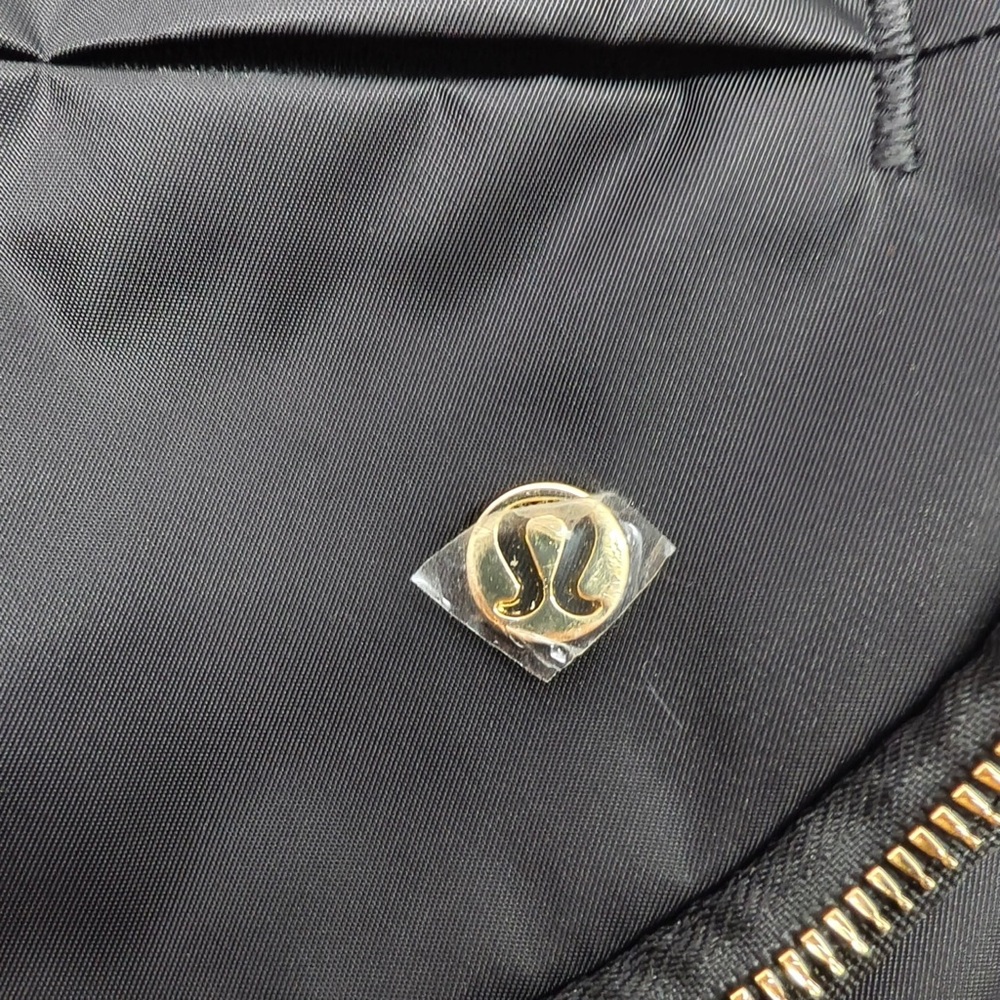 Lululemon All Night Festival Bag 5L - Black Gold Hardware Travel Crossbody - Picture 5 of 7